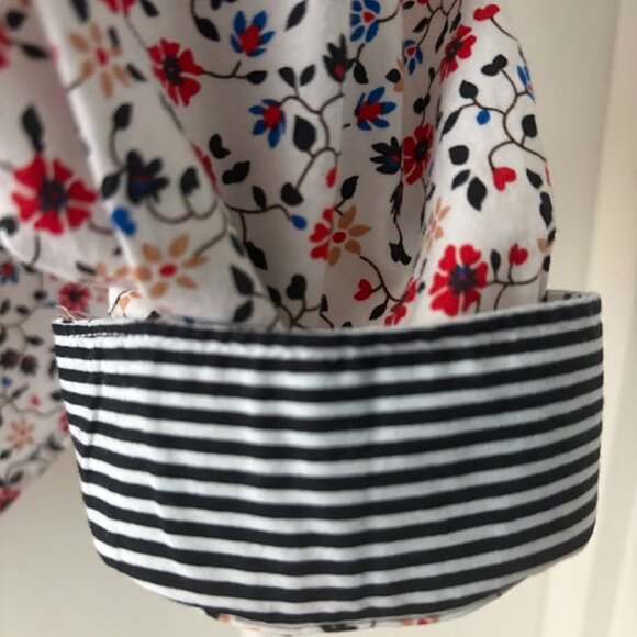 Cactus Man Ricky Singh Floral Button Up Shirt Long Sleeve M- White with Flowers - Picture 3 of 6